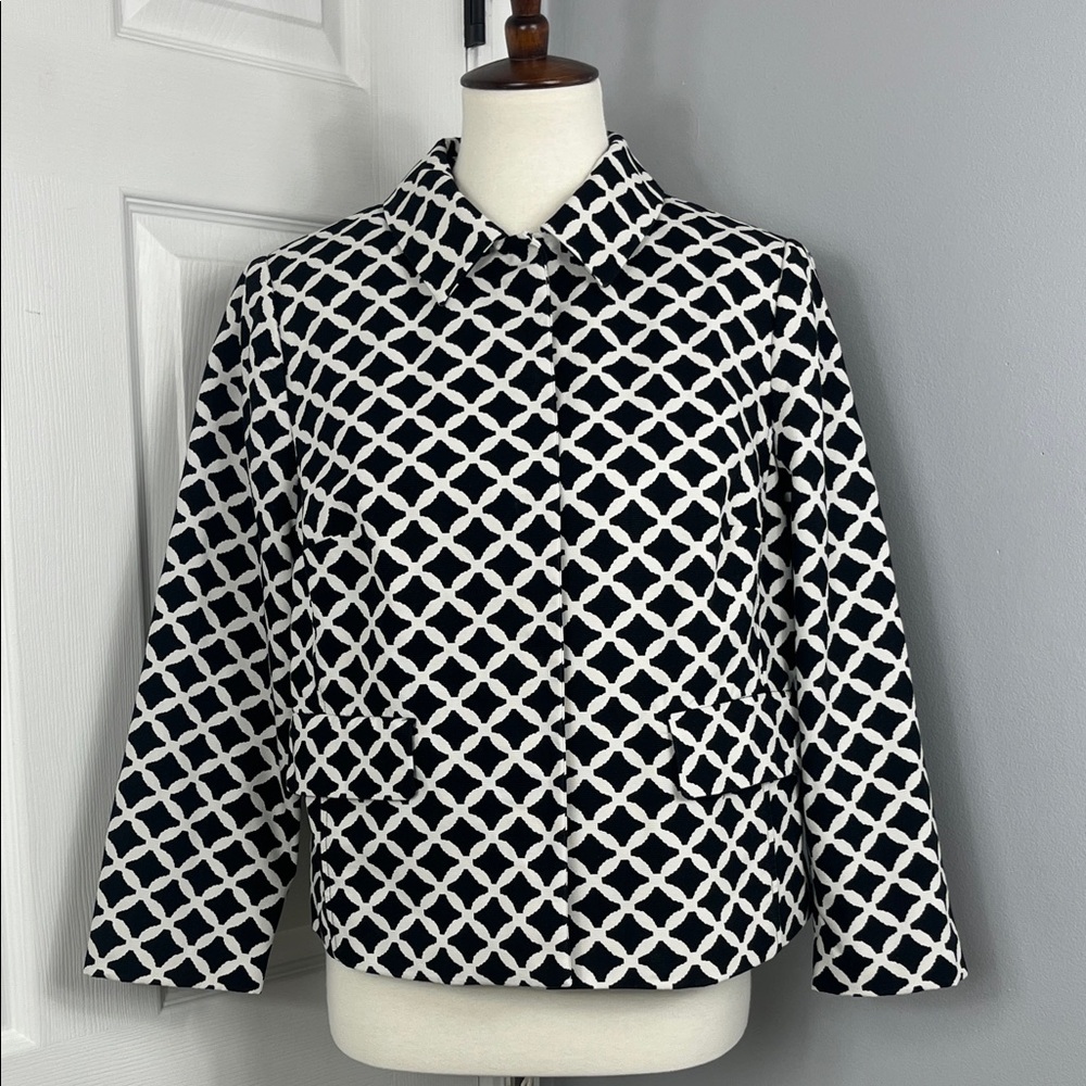 Boden Black & White Jacket